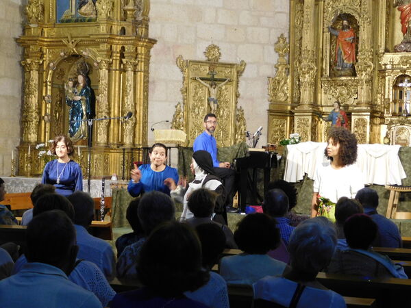 En la iglesia de El Salvador de Aldeadávila de la Ribera