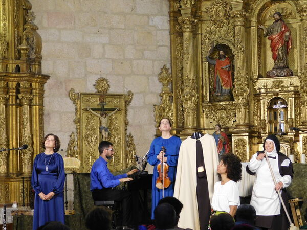 En la iglesia de El Salvador de Aldeadávila de la Ribera