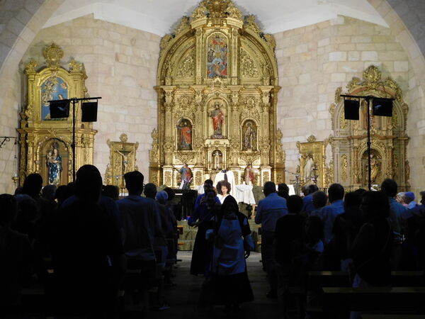 En la iglesia de El Salvador de Aldeadávila de la Ribera