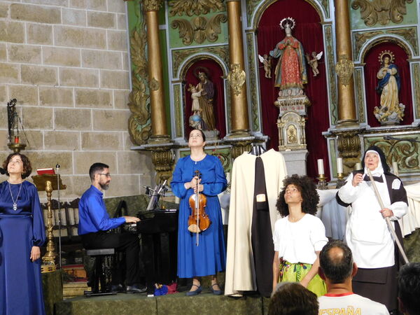 En la iglesia de la Asunción de Nuestra Señora de Robleda