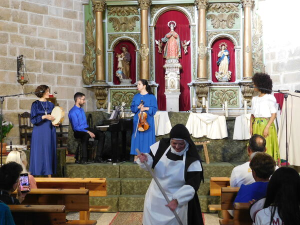 En la iglesia de la Asunción de Nuestra Señora de Robleda
