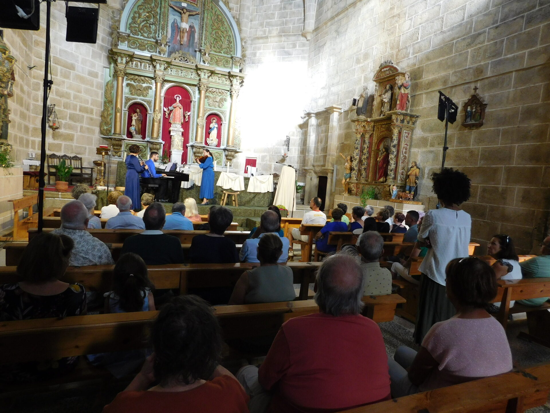 En la iglesia de la Asunción de Nuestra Señora de Robleda