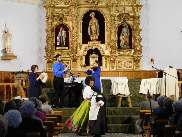 En la iglesia de Nuestra Señora de la Asunción de Tamames