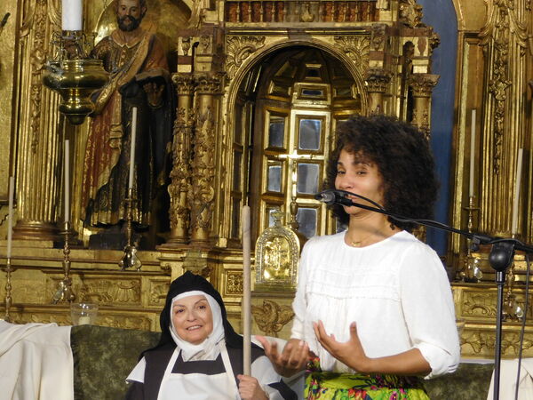 En la iglesia de Nuestra Señora de la Asunción en Puente del Congosto