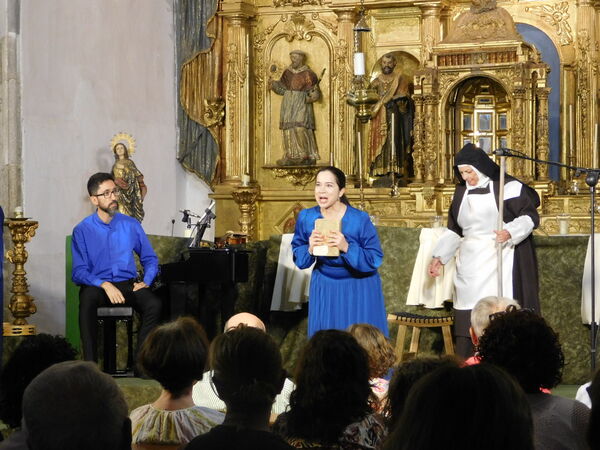 En la iglesia de Nuestra Señora de la Asunción en Puente del Congosto