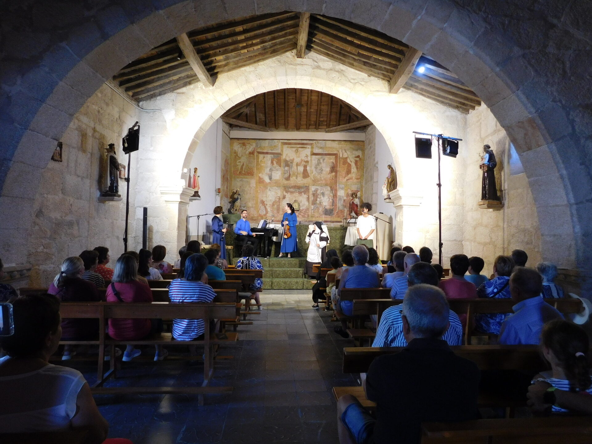 En la iglesia de Nuestra Señora de la Inmaculada de La Vídola