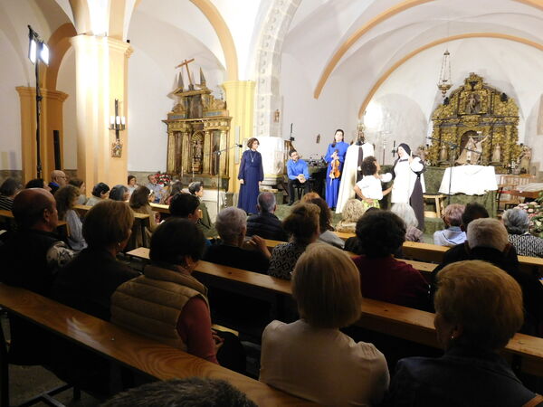 En la iglesia de Nuestra Señora de la Natividad de Navamorales.