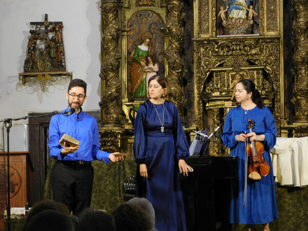 En la iglesia de Nuestra Señora de la Zarza de Galinduste