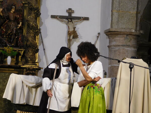En la iglesia de Nuestra Señora de la Zarza de Galinduste