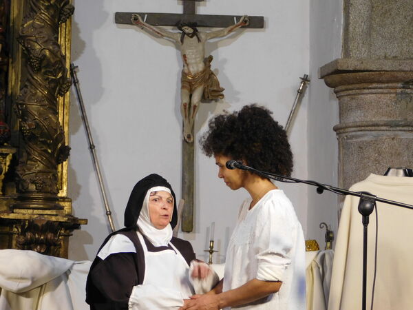 En la iglesia de Nuestra Señora de la Zarza de Galinduste