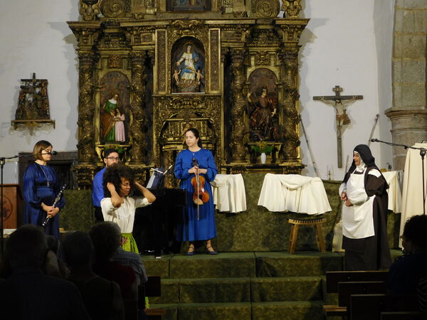 En la iglesia de Nuestra Señora de la Zarza de Galinduste
