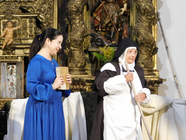 En la iglesia de Nuestra Señora de la Zarza de Galinduste