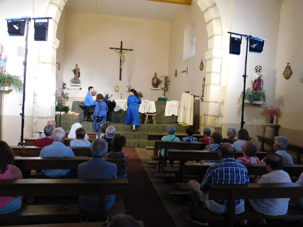 En la iglesia de Nuestra Señora de las Nieves de Herguijuela de Ciudad Rodrigo