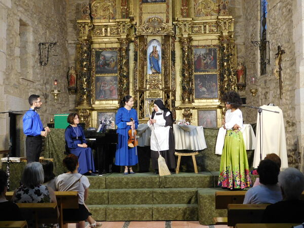 En la iglesia de Nuestra Señora del Peral de Bogajo