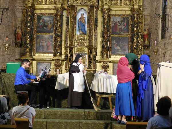 En la iglesia de Nuestra Señora del Peral de Bogajo