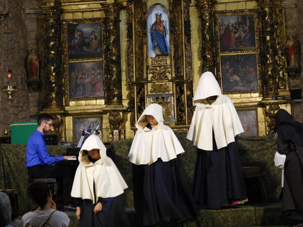 En la iglesia de Nuestra Señora del Peral de Bogajo