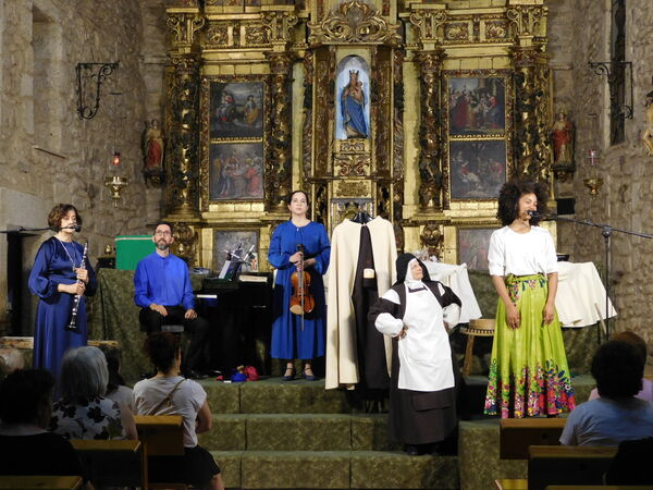 En la iglesia de Nuestra Señora del Peral de Bogajo