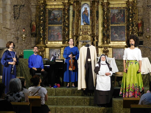 En la iglesia de Nuestra Señora del Peral de Bogajo