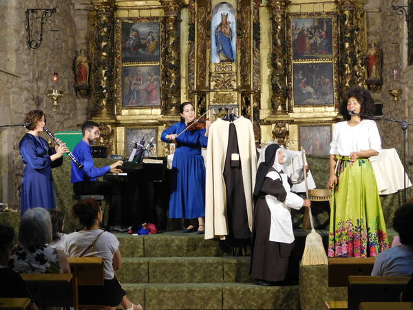 En la iglesia de Nuestra Señora del Peral de Bogajo
