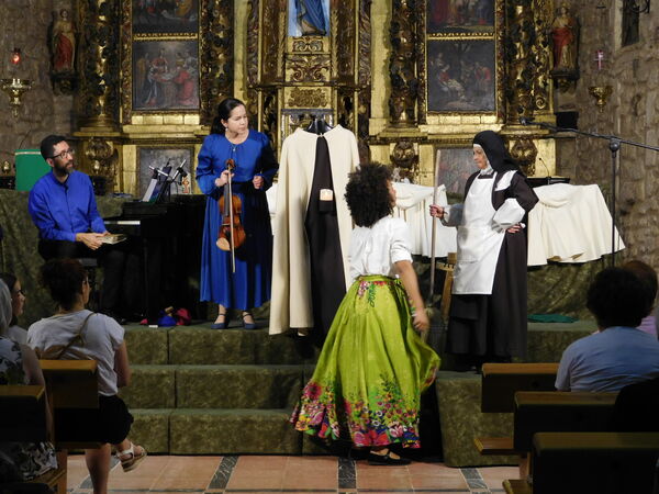 En la iglesia de Nuestra Señora del Peral de Bogajo