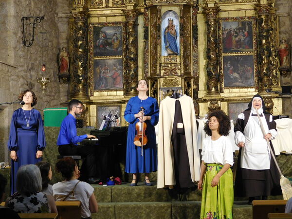 En la iglesia de Nuestra Señora del Peral de Bogajo