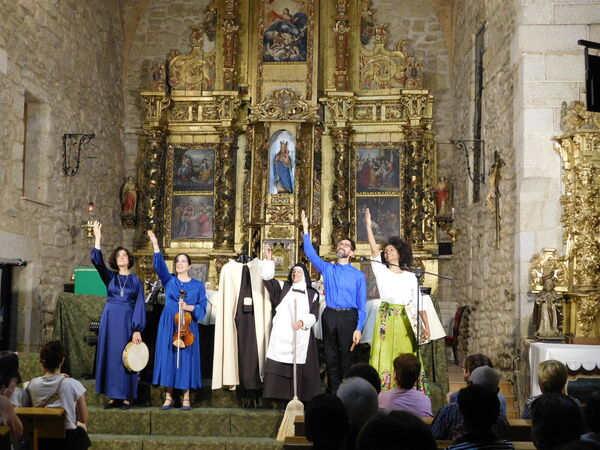 En la iglesia de Nuestra Señora del Peral de Bogajo