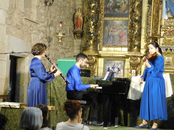 En la iglesia de Nuestra Señora del Peral de Bogajo