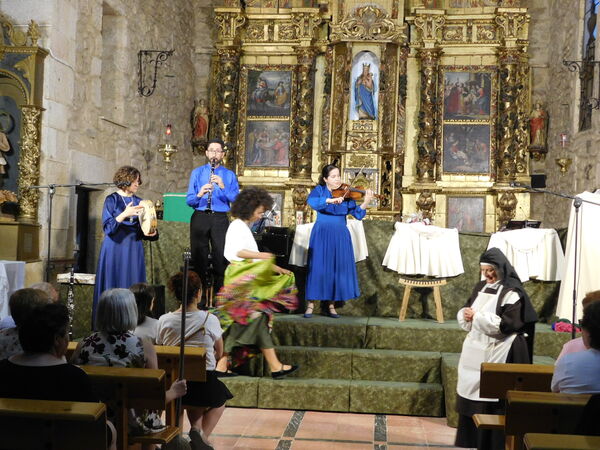 En la iglesia de Nuestra Señora del Peral de Bogajo