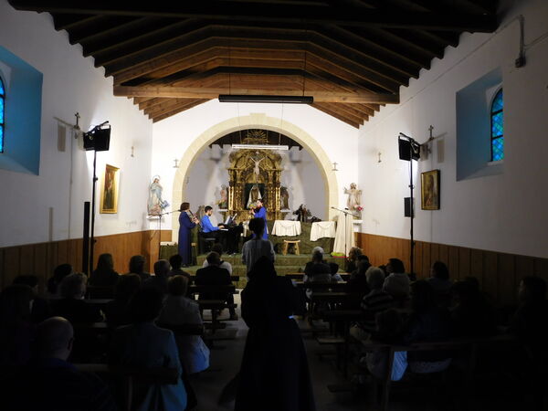 En la iglesia de Nuestra Señora del Rosario de Éjeme.