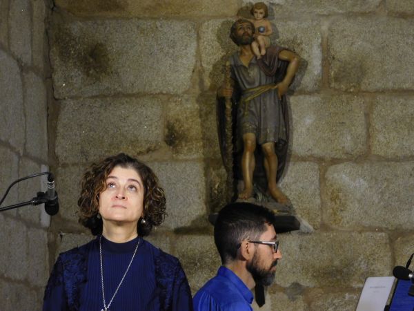 En la iglesia de San Cristóbal de Sanchón de la Ribera.