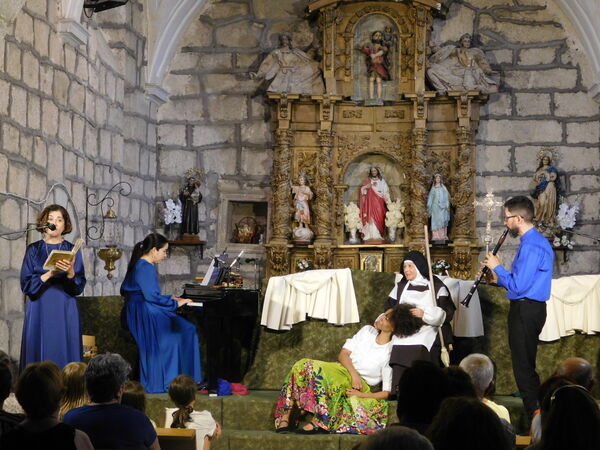 En la iglesia de San Cristóbal Mártir de Malpartida
