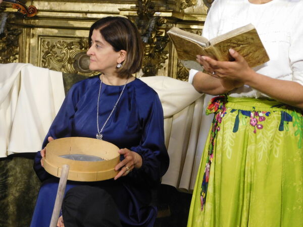 En la iglesia de San Cristóbal Mártir de San Cristóbal de la Cuesta