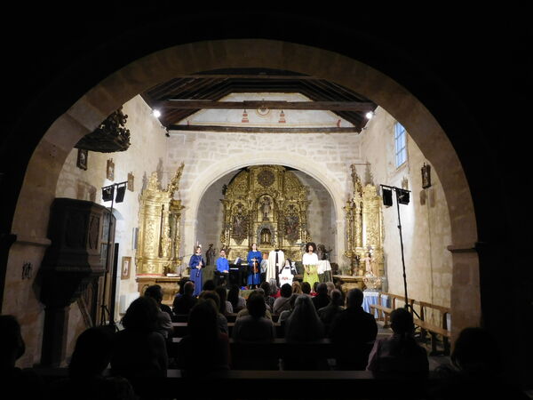En la iglesia de San Cristóbal Mártir de San Cristóbal de la Cuesta