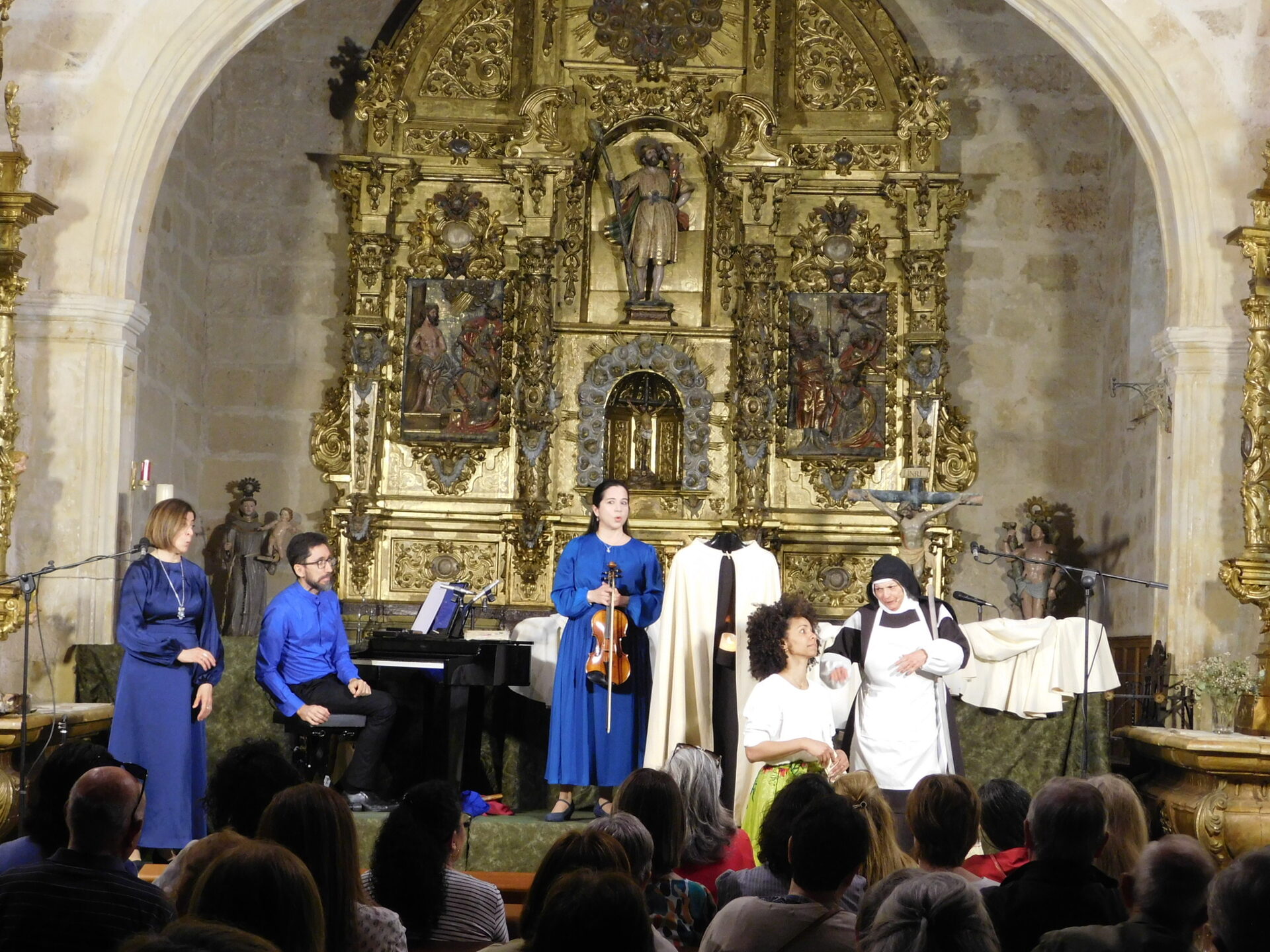 En la iglesia de San Cristóbal Mártir de San Cristóbal de la Cuesta