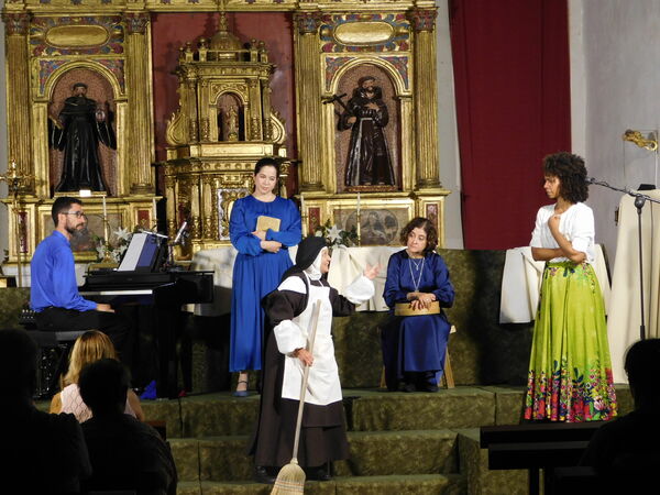 En la iglesia de San Martín de Cristóbal