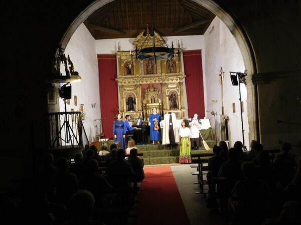 En la iglesia de San Martín de Cristóbal