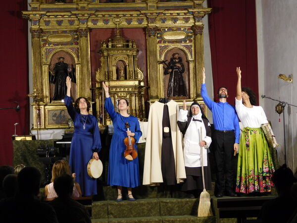 En la iglesia de San Martín de Cristóbal
