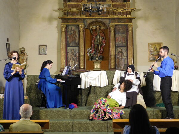En la iglesia de San Miguel de Sanchón de la Sagrada