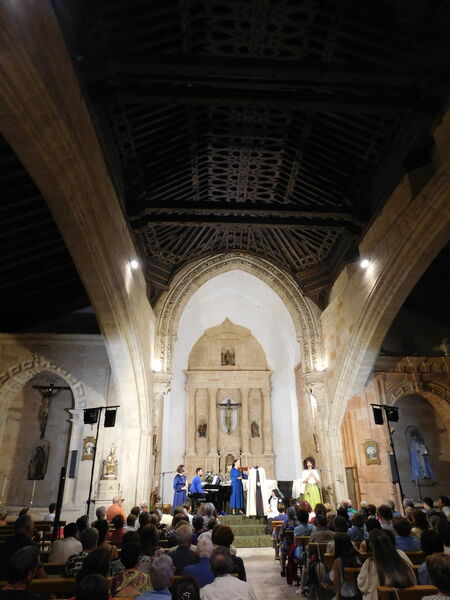 En la iglesia de San Pedro de Villoria