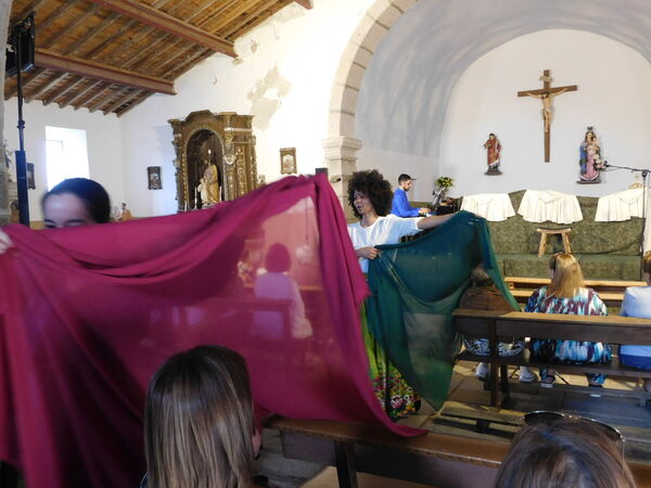 En la iglesia de San Vicente de Villaseco de los Gamitos