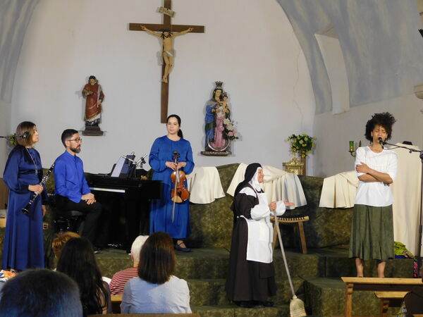 En la iglesia de San Vicente de Villaseco de los Gamitos