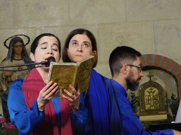 En la iglesia de Santa María de Buenavista