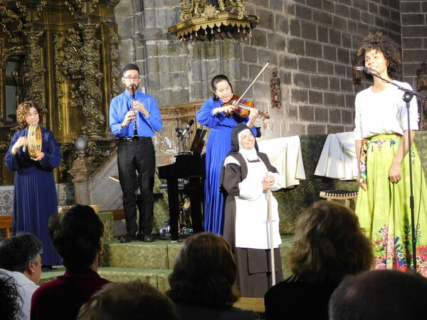 En la iglesia de Santiago en Santiago de la Puebla