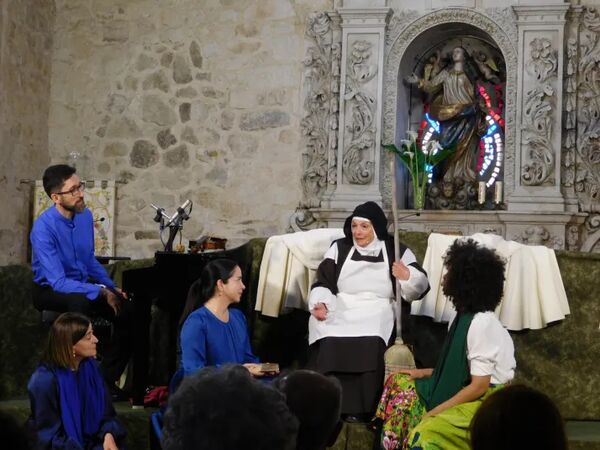 Boada acoge la vigésima función de la obra teatral sobre San Juan de la Cruz