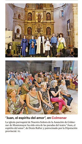 "Juan, el espíritu del amor" en Colmenar